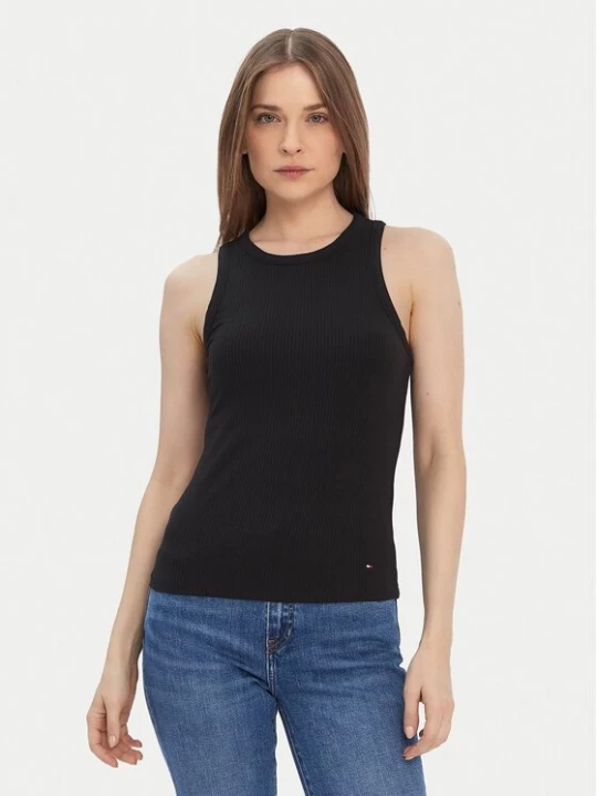 Obrázek produktu Tommy Hilfiger Top WW0WW38635 Černá Slim Fit