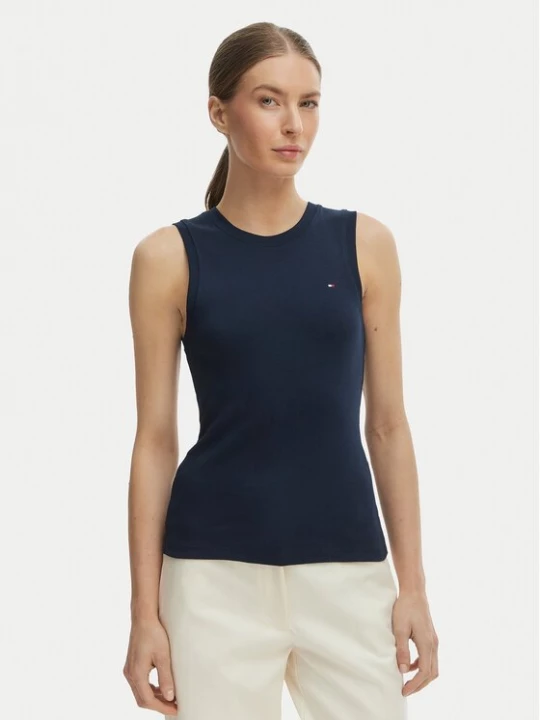 Obrázek produktu Tommy Hilfiger Top WW0WW47806 Tmavomodrá Slim Fit