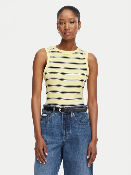 Obrázek produktu Tommy Hilfiger Top WW0WW50025 Žlutá Regular Fit