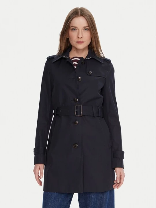 Obrázek produktu Tommy Hilfiger Trenčkot Heritage Single WW0WW24966 Tmavomodrá Regular Fit
