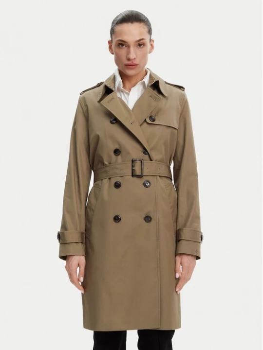 Obrázek produktu Tommy Hilfiger Trenčkot WW0WW42133 Khaki Slim Fit