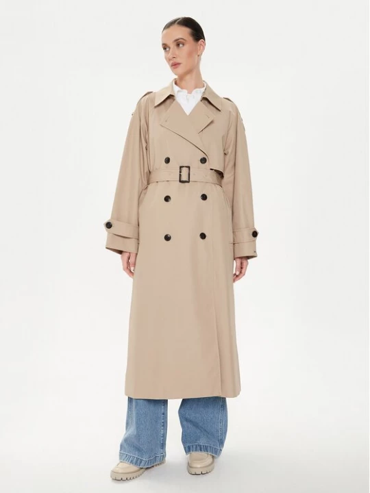 Obrázek produktu Tommy Hilfiger Trenčkot WW0WW43336 Béžová Oversize