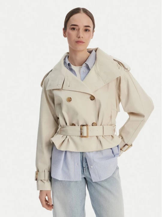 Obrázek produktu Tommy Hilfiger Trenčkot WW0WW50768 Béžová Oversize