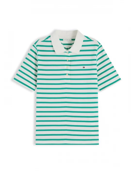 Obrázek produktu TOMMY HILFIGER Tričko '1985 Regular Fit' smaragdová / bílá