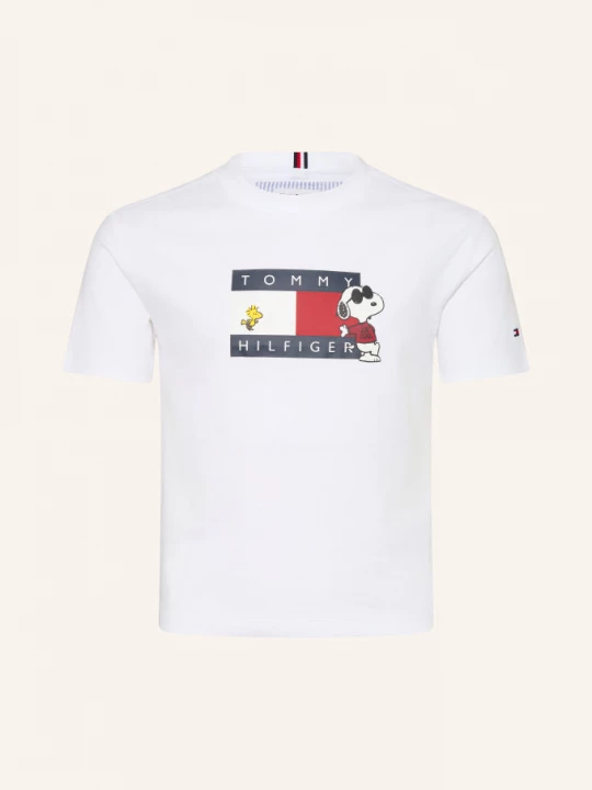 Obrázek produktu Tommy Hilfiger Tričko bílá / tmavě červená / tmavě modrá