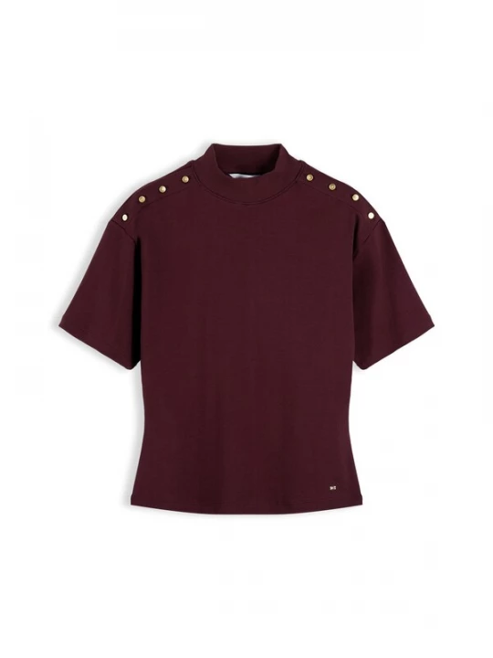 Obrázek produktu TOMMY HILFIGER Tričko burgundská červeň