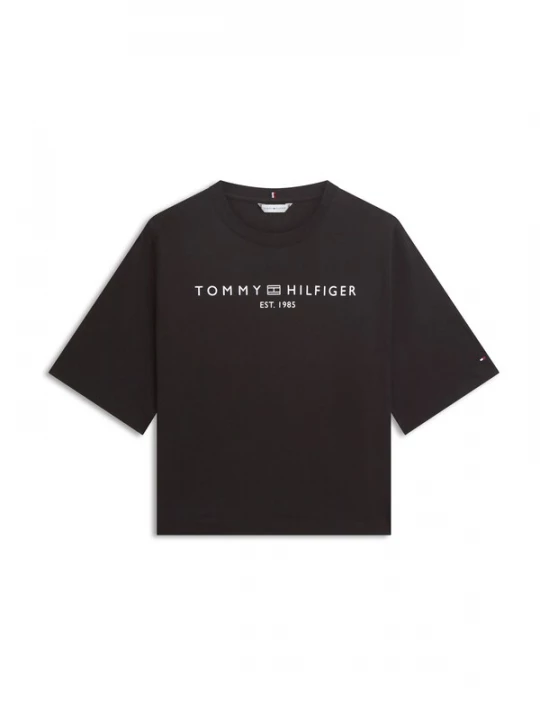 Obrázek produktu TOMMY HILFIGER Tričko černá / bílá