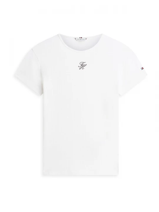 Obrázek produktu TOMMY HILFIGER Tričko černá / bílá