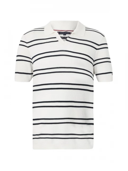 Obrázek produktu TOMMY HILFIGER Tričko černá / offwhite
