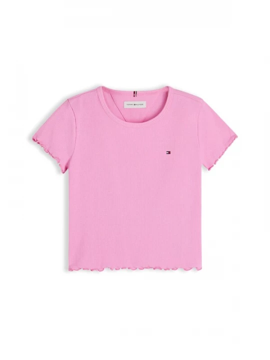Obrázek produktu TOMMY HILFIGER Tričko 'Essential Extra Slim Short Sleeve' růžová