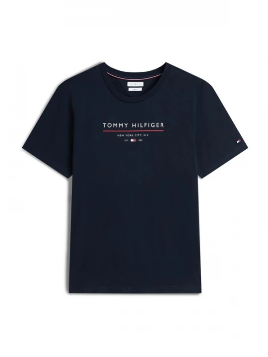 Obrázek produktu TOMMY HILFIGER Tričko 'Essential' marine modrá / červená / bílá