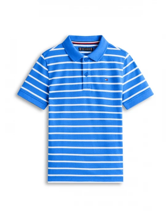 Obrázek produktu TOMMY HILFIGER Tričko 'Essential' modrá / bílá
