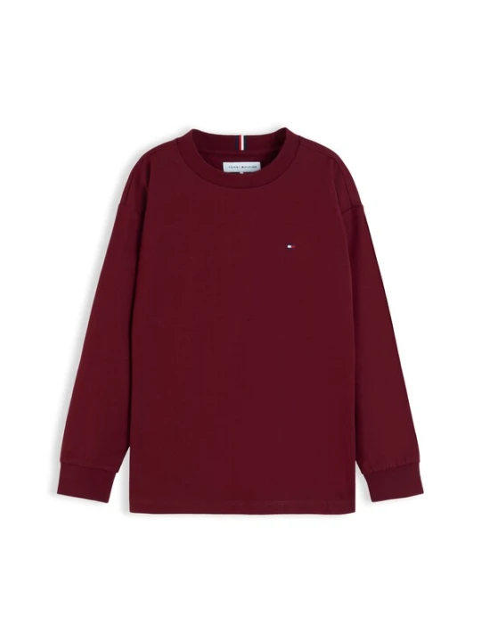 Obrázek produktu TOMMY HILFIGER Tričko 'ESSENTIAL' tmavě červená