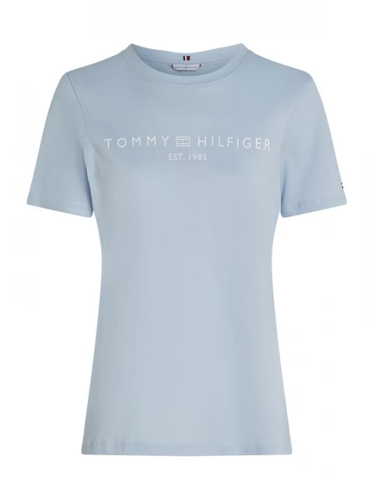 Obrázek produktu TOMMY HILFIGER Tričko 'Logo'  chladná modrá / bílá