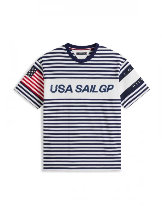 Obrázek produktu TOMMY HILFIGER Tričko marine modrá / červená / bílá