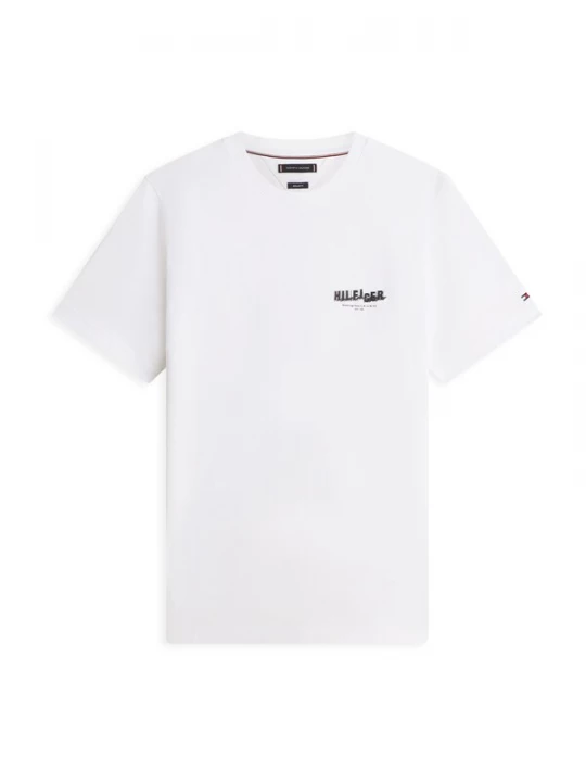 Obrázek produktu TOMMY HILFIGER Tričko marine modrá / hnědá / zelená / bílá