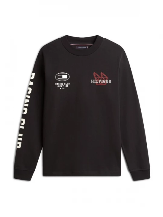 Obrázek produktu TOMMY HILFIGER Tričko 'MODERN ATHLEISURE' červená / černá / bílá