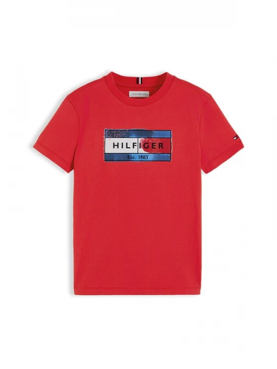 Obrázek produktu TOMMY HILFIGER Tričko modrá / červená / bílá