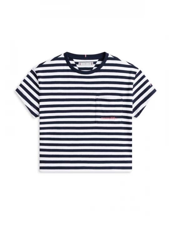 Obrázek produktu TOMMY HILFIGER Tričko námořnická modř / bílá
