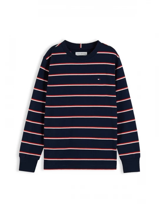Obrázek produktu TOMMY HILFIGER Tričko námořnická modř / jasně červená / bílá