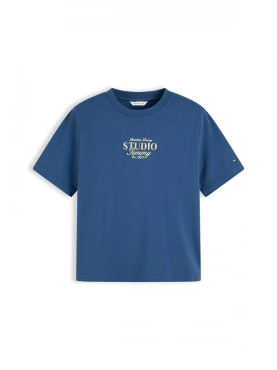 Obrázek produktu TOMMY HILFIGER Tričko nažloutlá / safírová