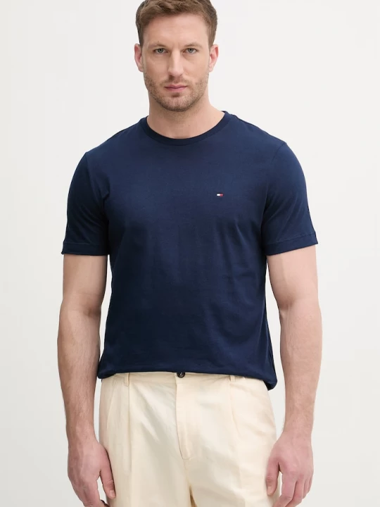 Obrázek produktu Tommy Hilfiger tričko pánské bavlněné námořnická modř