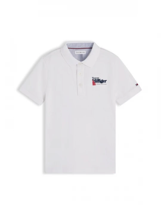 Obrázek produktu TOMMY HILFIGER Tričko 'Regular Fit Graphic Embroidery' námořnická modř / červená / bílá