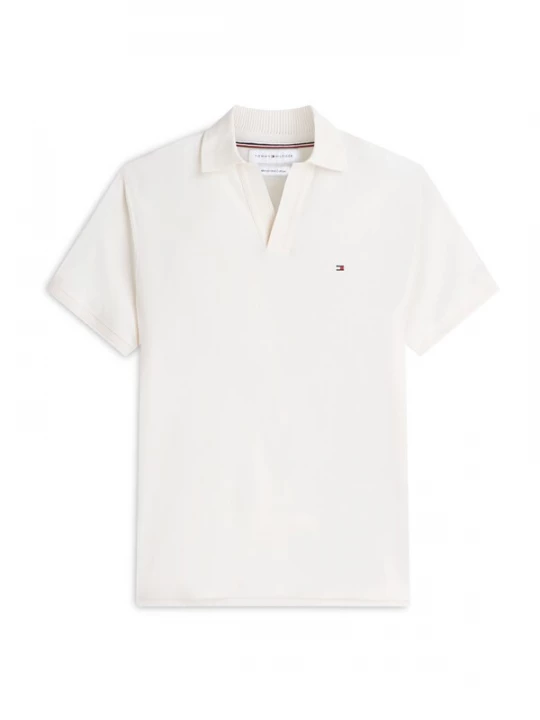 Obrázek produktu TOMMY HILFIGER Tričko 'Relaxed Fit Stripe Crepe' světle žlutá