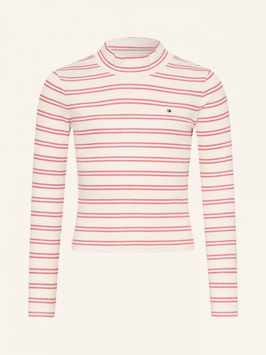 Obrázek produktu Tommy Hilfiger Tričko S Dlouhým Rukávem S Třpytivou Přízí krémová / růžová