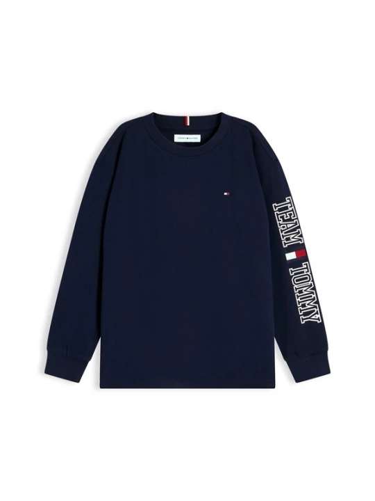 Obrázek produktu TOMMY HILFIGER Tričko 'TEAM' marine modrá / bílá