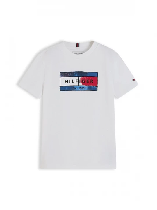 Obrázek produktu TOMMY HILFIGER Tričko ultramarínová modř / červená / černá / bílá