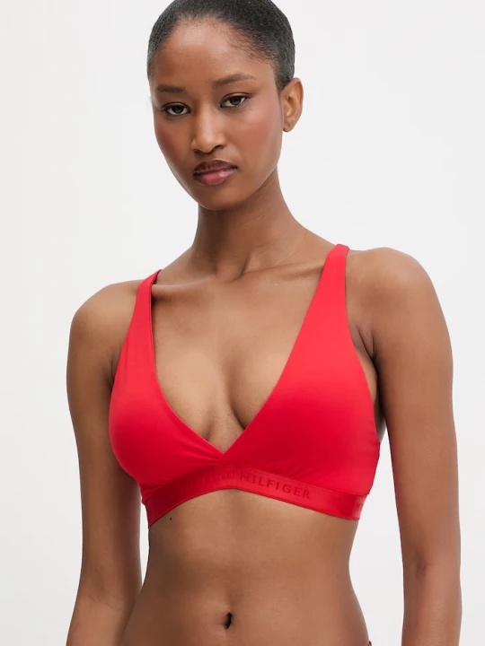 Obrázek produktu Tommy Hilfiger trojúhelníková podprsenka z modalu červená