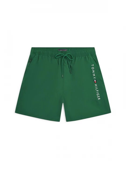 Obrázek produktu Tommy Hilfiger Underwear Plavecké šortky tmavě zelená / červená / bílá