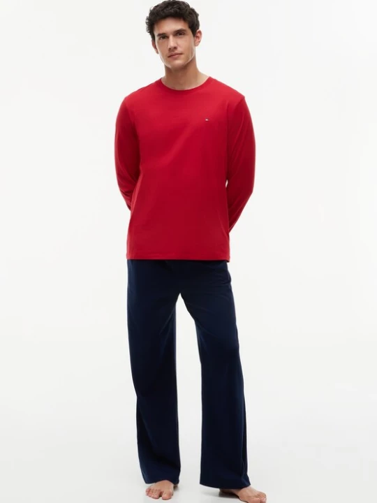 Obrázek produktu Tommy Hilfiger Underwear Pyžamo dlouhé červená / černá