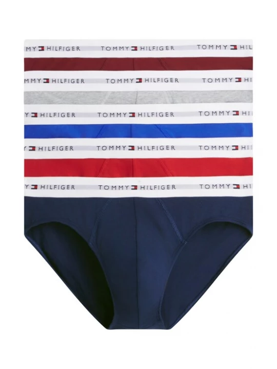 Obrázek produktu Tommy Hilfiger Underwear Slipy modrá / světle šedá / červená / bílá