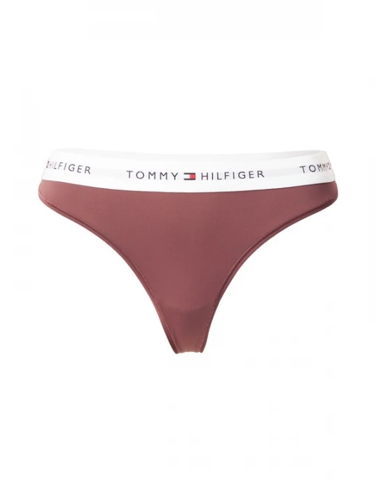 Obrázek produktu Tommy Hilfiger Underwear Tanga čokoládová / červená / černá / bílá