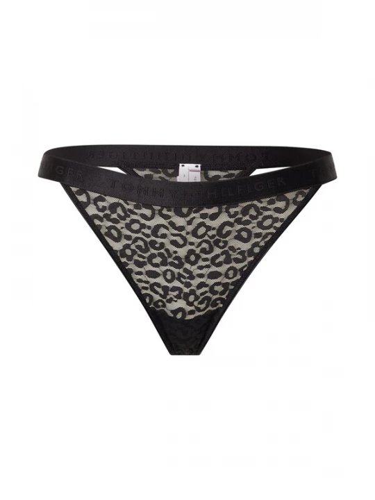 Obrázek produktu Tommy Hilfiger Underwear Tanga 'LEOPARD' černá