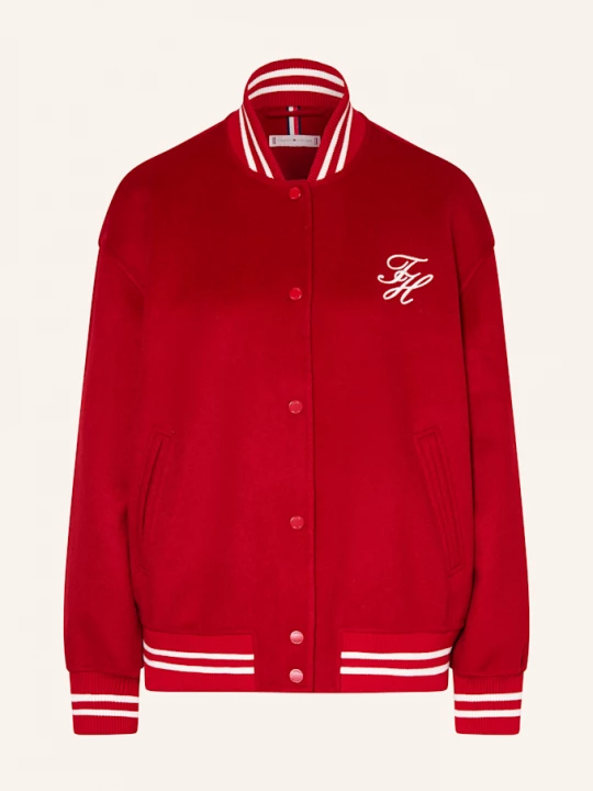 Obrázek produktu Tommy Hilfiger Univerzitní Bunda červená