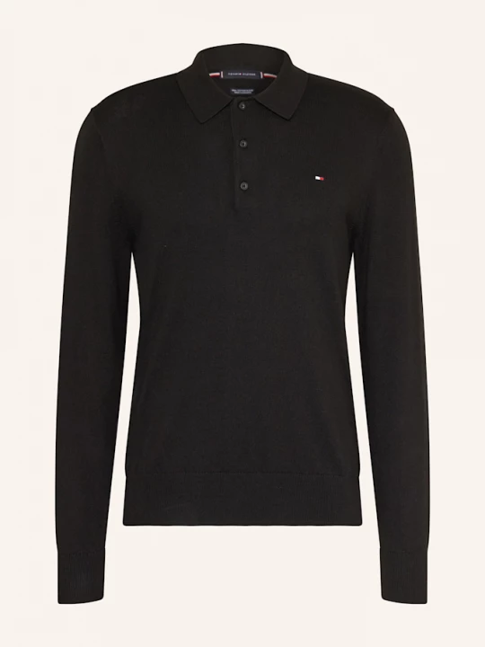 Obrázek produktu Tommy Hilfiger Úpletová Polokošile černá
