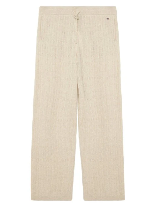 Obrázek produktu Tommy Hilfiger Úpletové kalhoty UW0UW06631 Krémová Relaxed Fit