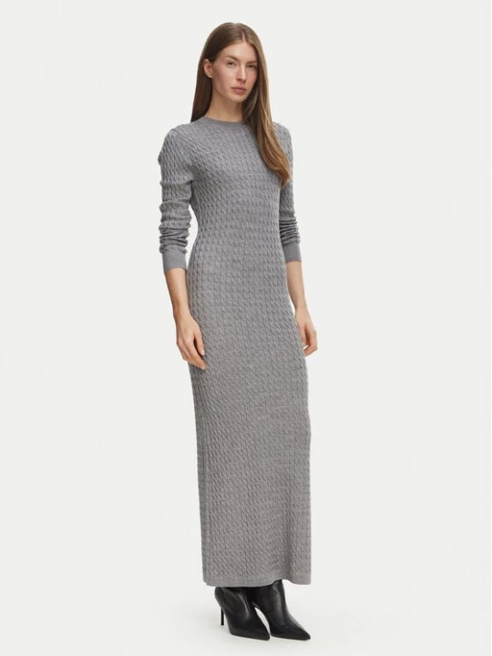 Obrázek produktu Tommy Hilfiger Úpletové šaty CableWW0WW52320 Šedá Regular Fit
