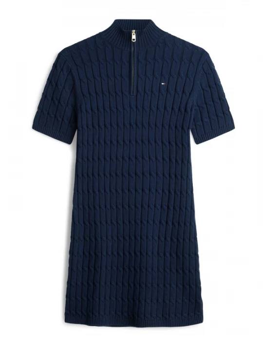 Obrázek produktu TOMMY HILFIGER Úpletové šaty námořnická modř
