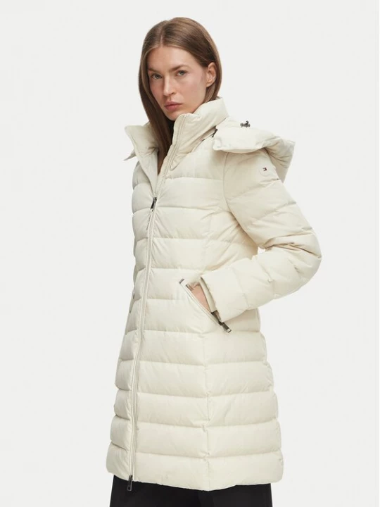 Obrázek produktu Tommy Hilfiger Vatovaná bunda WW0WW51111 Krémová Regular Fit