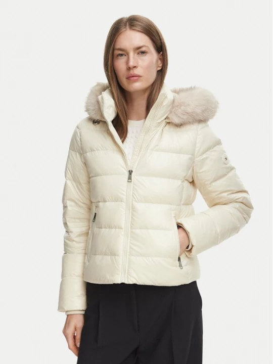 Obrázek produktu Tommy Hilfiger Vatovaná bunda WW0WW51516 Krémová Slim Fit