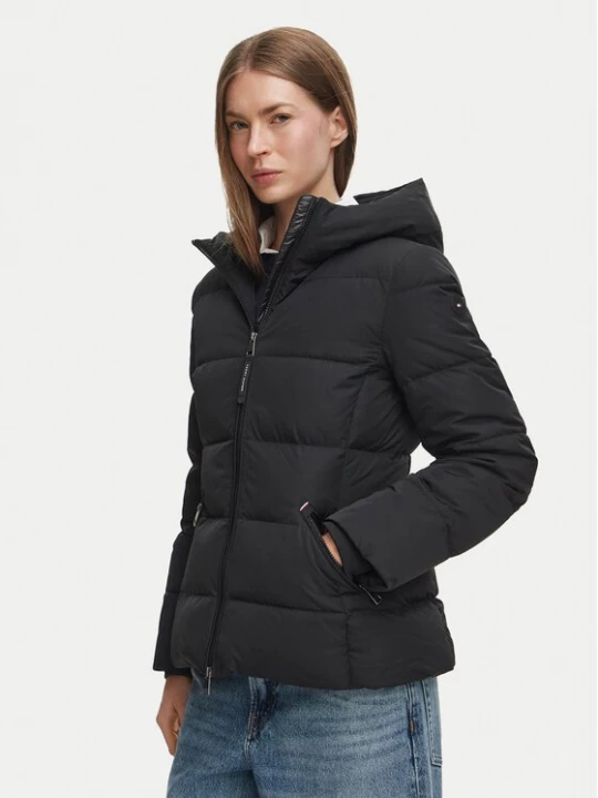 Obrázek produktu Tommy Hilfiger Vatovaná bunda WW0WW51521 Černá Slim Fit