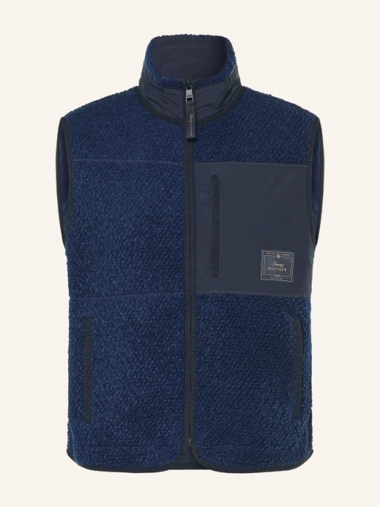 Obrázek produktu Tommy Hilfiger Vesta Z Plyšové Kožešiny tmavě modrá