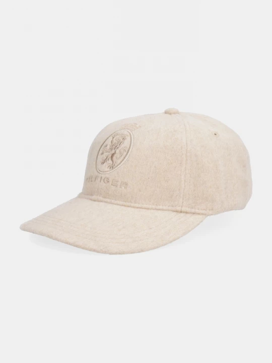 Obrázek produktu Tommy Hilfiger Vlněná kšiltovka béžová