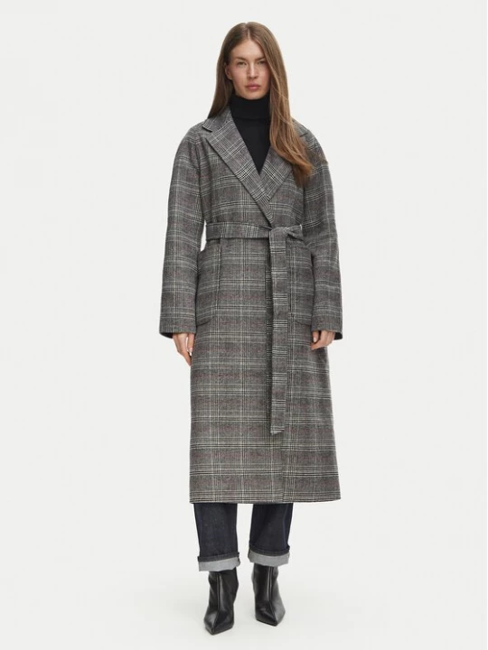 Obrázek produktu Tommy Hilfiger Vlněný kabát WW0WW51526 Šedá Regular Fit