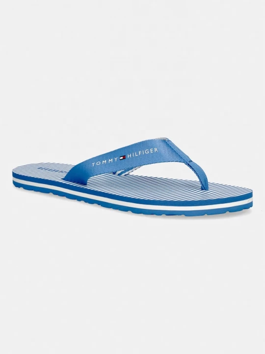 Obrázek produktu Tommy Hilfiger žabky dámské TH ITHACA STRIPE SUMMER SANDAL modrá