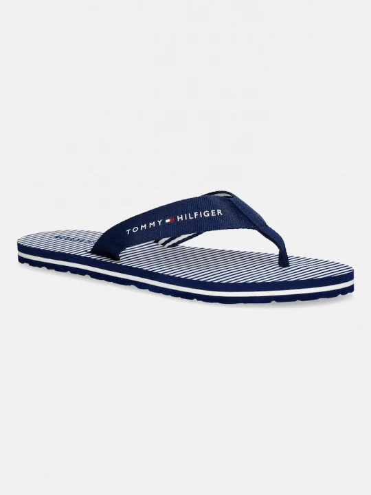 Obrázek produktu Tommy Hilfiger žabky dámské TH ITHACA STRIPE SUMMER SANDAL námořnická modř